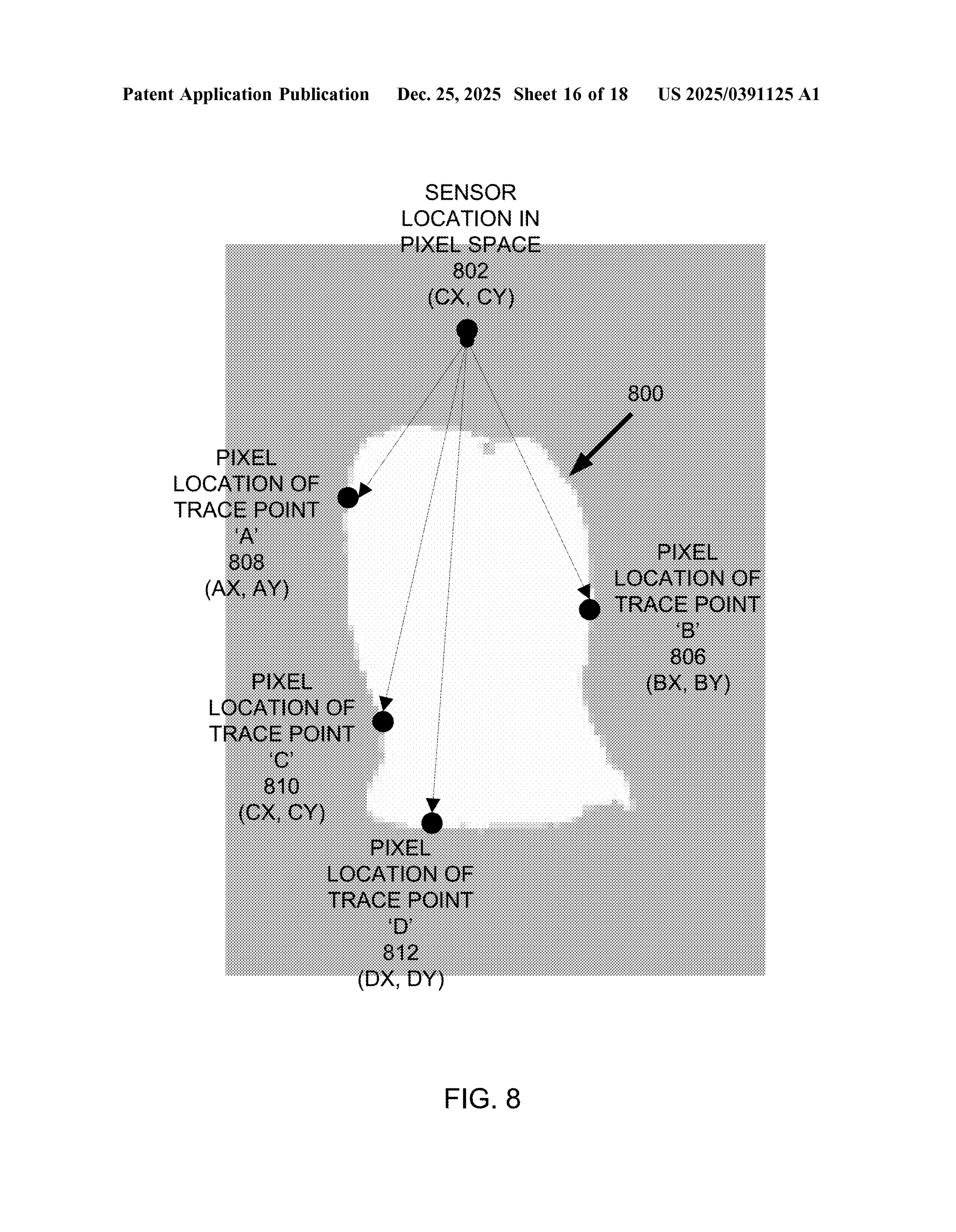 Patent figure for Ultrasound landmark registration in AR