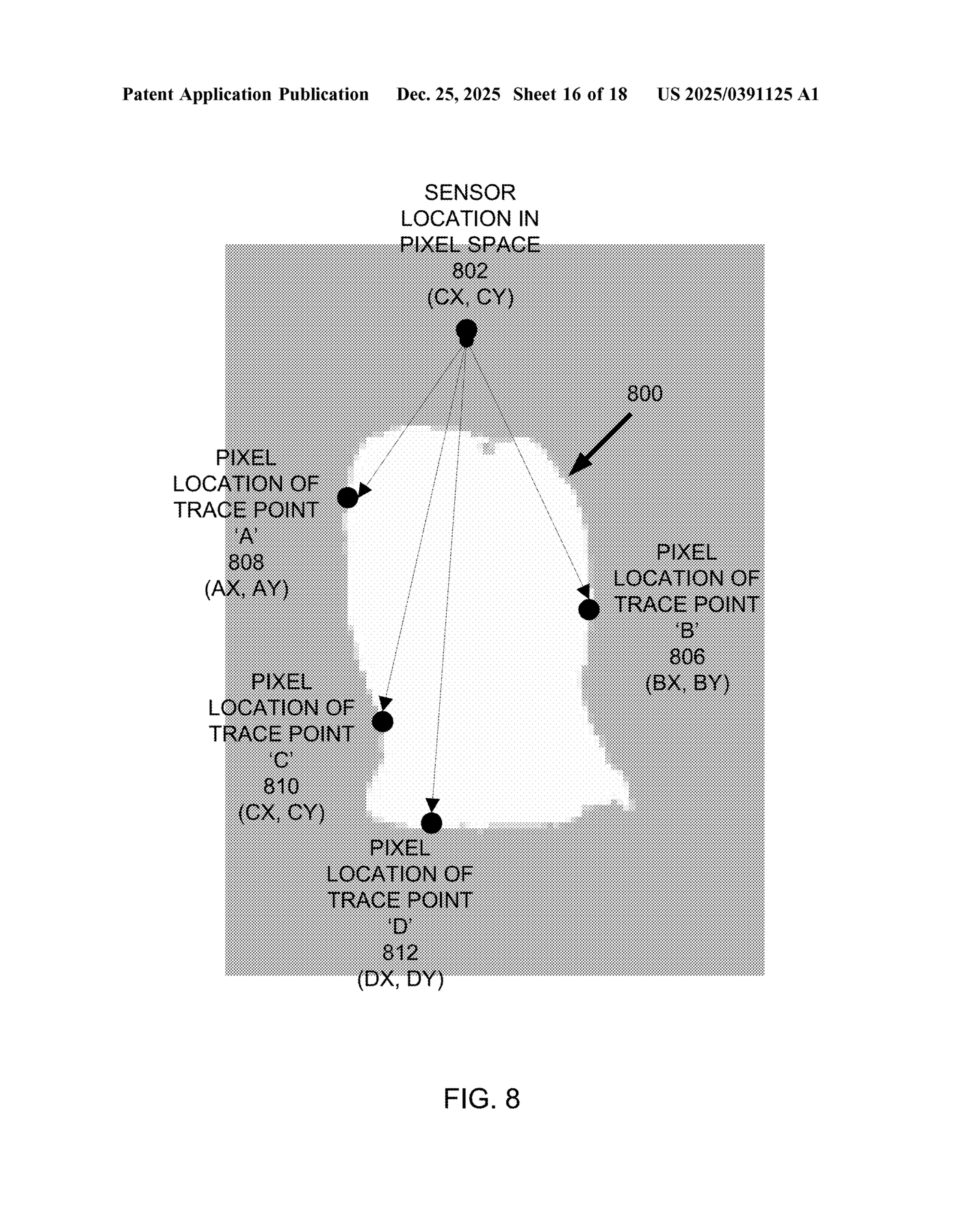 Patent figure for Ultrasound landmark registration in AR