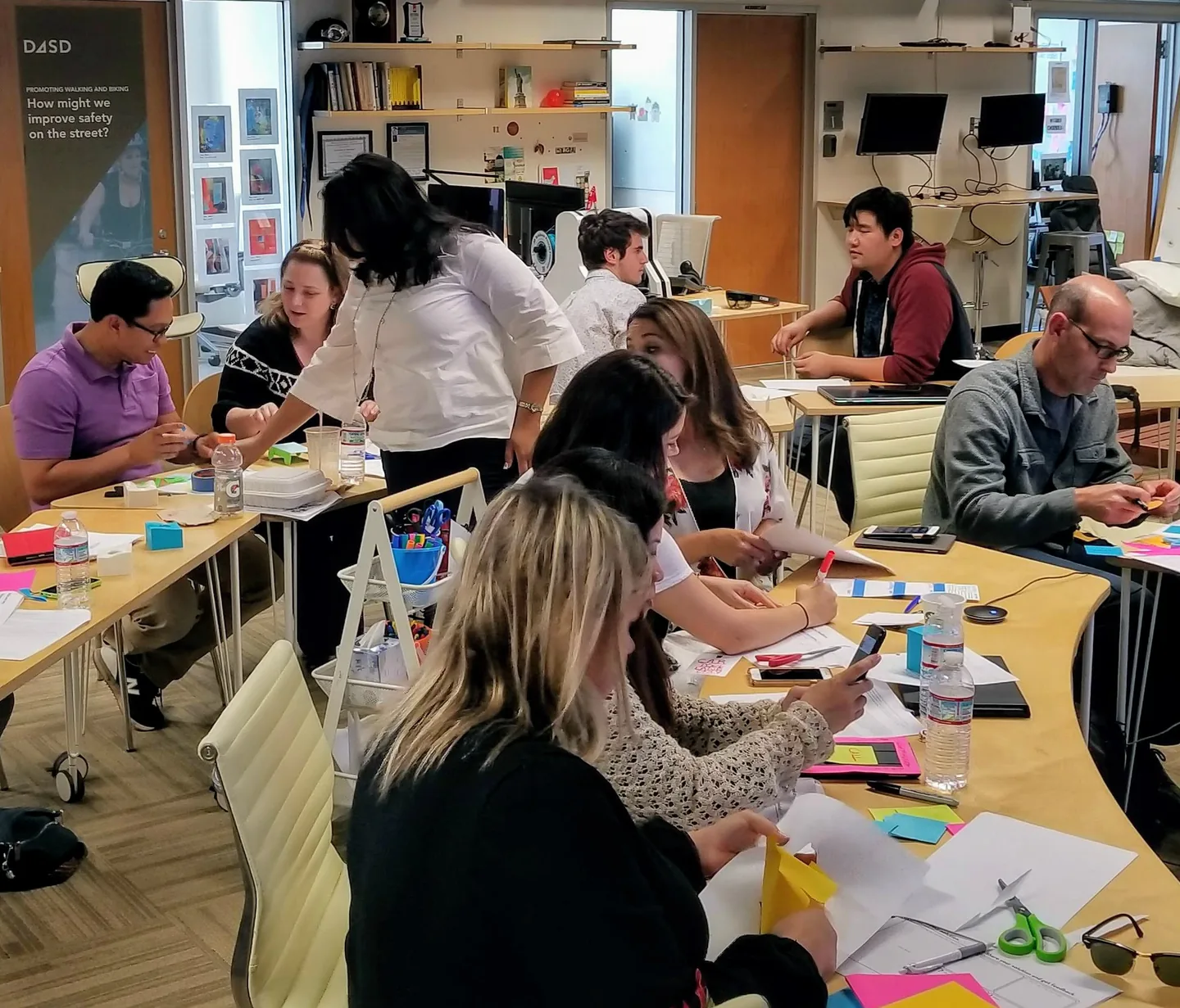 Design workshop with wound care specialists exploring AR and 3D-printed technology